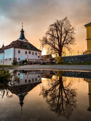 Zámek za deště | foto: Kristýna Hašková